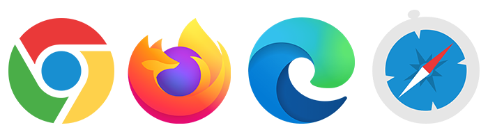 Controllo telecamere IP da Chrome, Firefox, Edge, Safari